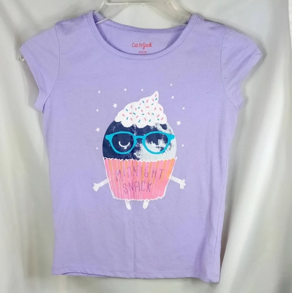 Lot Of Kids' Tees - Purple, Blue, Red Sz Med